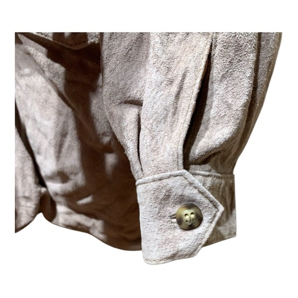 Mens Vintage Altier Suede Waist Length Four Pocket Jacket - Picture 4 of 7